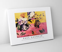 Paul gauguin - Still Life with Head-Shaped Vase and Japanese Woodcut 1889