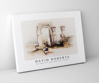 David Roberts - Ruins Temple on the Island of Biggeh Nubia-1796-1864