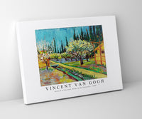 Vincent Van Gogh - Orchard in Blossom, Bordered by Cypresses 1888