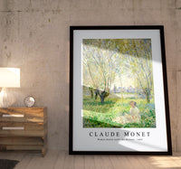 Claude Monet - Woman Seated under the Willows 1880