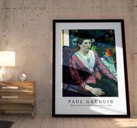 Paul Gauguin - Woman in front of a Still Life by Cézanne 1890