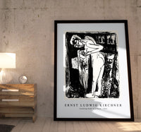 Ernst Ludwig Kirchner - Standing Nude in a Room 1921