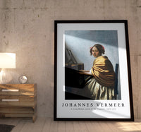 Johannes Vermeer - A young Woman seated at the Virginals 1670-1672