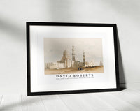 David Roberts-Tombs of the Caliphs Cairo Mosque of Ayed Bey-1796-1864