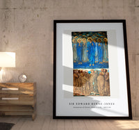 Sir Edward Burne Jones - Ascension of Christ (Acts I, 1–9) Study for stained-glass window (ca. 1875–84)