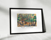 Paul Cezanne - La Meule et citerne en sous-bois 1892-1894