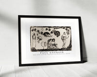 Paul Gauguin - Women, Animals, and Foliage, from the Suite of Late Wood-Block Prints 1898-1899