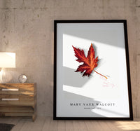 Mary Vaux Walcott - Autumn Leaf (1874)