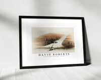 David roberts - Excavated temples of Aboosimble-1796-1864