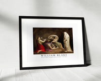 William Blake - Witch of Endor raising the spirit of Samuel 1752-1827