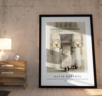 David Roberts - View from under the portico of the Temple of Dendera (Dandara)-1796-1864