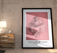 Odilon Redon - Seated Dancer 1873-1874