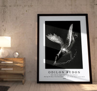 Odilon Redon - And I Saw an Angel Come Down From Heaven, Having the Key of the Bottomless Pit and a Great Chain in His Hand 1899