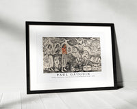 Paul gauguin - Change of Residence, from the Suite of Late Wood-Block Prints 1899