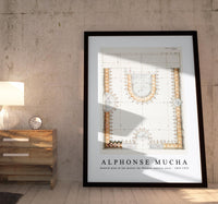 Alphonse Mucha - General plan of the mosaic for Fouquet jewelry store 1869-1939