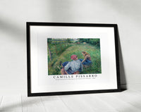 Camille Pissarro - Young Peasant Girls Resting in the Fields near Pontoise 1882