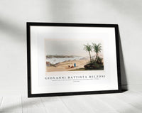 Giovanni Battista Belzoni - General View of the Pyramids illustration from the kings tombs in Thebes 1778-1823