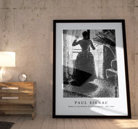 Paul Signac - Woman at the Window Initial Conception for the painting Sunday (ca. 18871888)