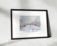 Claude Monet - Snow at Argenteuil 1874-1875