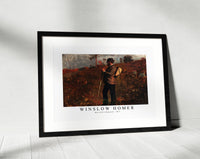 winslow homer - Man with a Knapsack-1873