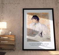 Jacques Emile Blanche - Jacques-Emile Blanche's Presumed Portrait of Henriette Chabot (1886)