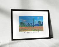 Claude Monet - Poppy Field, Giverny 1890-1891