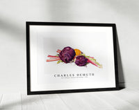 Charles demuth - Red Cabbages, Rhubarb and Orange-1929