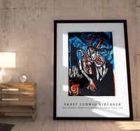 Ernst Ludwig Kirchner - Peter Schlemihl's Wondrous Story Battles. The Agonies of Love 1915