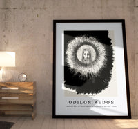 Odilon Redon - And the Face of Christ Shone in the Disk of the Sun 1888