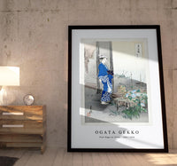 Ogata Gekko - Poet Kaga no Chiyo (1887–1896)