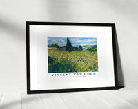 Vincent Van Gogh - Green Wheat Field with Cypress 1889