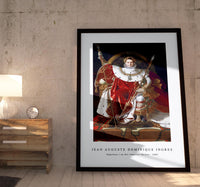 Jean Auguste Dominique Ingres - Napoleon I on His Imperial Throne (1806)