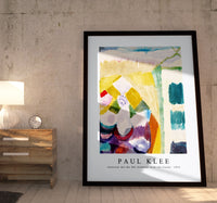 Paul Klee - Interieur mit der Uhr (Interior with the Clock) 1913