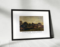 Vincent Van Gogh - Farming Village at Twilight 1884