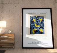 E.A.Seguy - Butterfly pochoir pattern in Art Nouveau oriental style