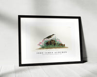 John James Audubon - Prairie Titlark from Birds of America (1827)