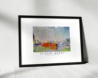 Claude Monet - Red Boats at Argenteuil 1875