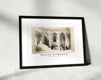 David Roberts - Temple of Egyptian-1796-1864