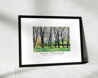 Paul Cezanne - Chestnut Trees at Jas de Bouffan 1885-1886