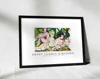 Ernst Ludwig Kirchner - Nude Women with a Child in the Forest 1925