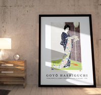 Goyo Hashiguchi - Young woman in a summer kimono Natsu yosoi no musume 1920