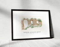 Joseph August Knip - A Part of an Aqueduct in Rome (ca. 1809–1812) (2)