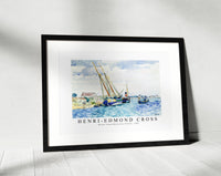 Henri Edmond Cross - Marine Scene (Boats near Venice) 1903