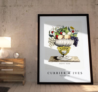 Currier & Ives - Fruit vase-1847