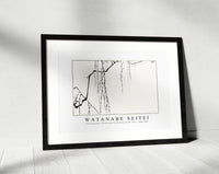 Watanabe Seitei - Tree branches. Illustration from Seitei Kacho Gafu 1890-1891