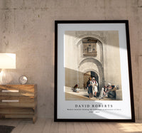 David Roberts - Modern mansion showing the arabesque architecture of Cairo-1796-1864