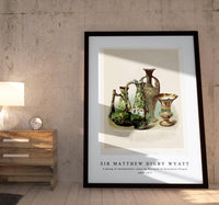 Sir Matthew Digby Wyatt - A group of earthenware vases by Mansard of Voisinlieu France 1820-1877