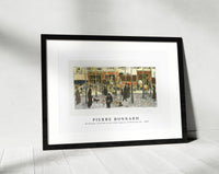 Pierre Bonnard - Boulevard, from the series Some Aspects of Parisian Life (1896)