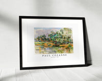 Paul Cezanne - Riverbank 1895