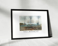 Piet Mondrian - Farm Setting, Three Tall Trees in the Foreground 1907